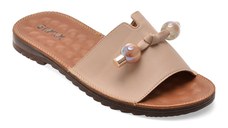 Papuci GRYXX bej, 70448, din piele naturala