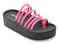 Papuci GRYXX fucsia, 5305, din material textil - 1
