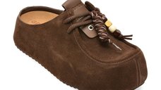 Papuci GRYXX M7351 maro din piele intoarsa pentru vara