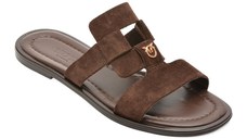 Papuci GRYXX maro, 1766293, din piele intoarsa