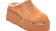 Papuci GRYXX maro, 2072, din piele intoarsa