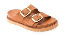 Papuci GRYXX maro, 452254, din piele intoarsa