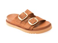 Papuci GRYXX maro, 452254, din piele intoarsa - 1