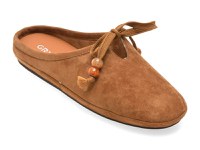 Papuci GRYXX maro, 683806, din piele intoarsa - 1