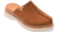 Papuci GRYXX maro, 900, din piele intoarsa