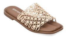 Papuci GRYXX maro, L26623, din piele ecologica
