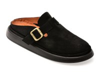 Papuci GRYXX negri, 1371134, din piele intoarsa - 1