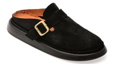 Papuci GRYXX negri, 1371134, din piele intoarsa