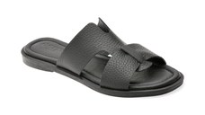 Papuci GRYXX negri, 153, din piele naturala