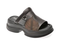 Papuci GRYXX negri, 28619, din piele naturala - 1