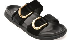 Papuci GRYXX negri, 3082, din material textil