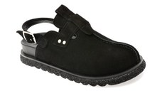 Papuci GRYXX negri, 3432585, din piele intoarsa