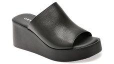 Papuci GRYXX negri, 366002, din piele naturala