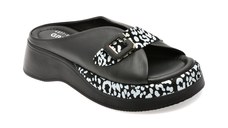 Papuci GRYXX negri, 4314072, din piele naturala