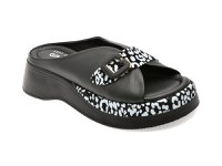 Papuci GRYXX negri, 4314072, din piele naturala - 1