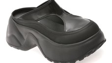 Papuci GRYXX negri, 6350, din piele naturala