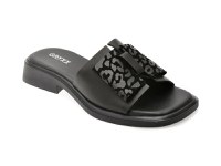 Papuci GRYXX negri, 6A038, din piele naturala - 1