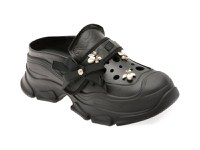 Papuci GRYXX negri, AQ2218, din piele naturala - 1