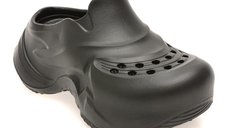 Papuci GRYXX negri, E257, din pvc