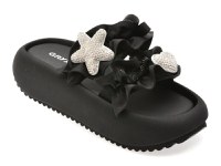 Papuci GRYXX negri, Y24L82, din material textil - 1