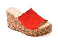 Papuci GRYXX rosii, 2062702, din piele intoarsa - 1