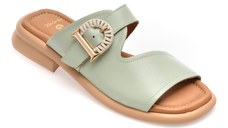 Papuci GRYXX verzi, 22040, din piele naturala