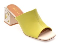 Papuci GRYXX verzi, A212, din piele naturala - 1