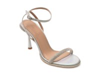 Sandale elegante GRYXX argintii, 44582, din piele ecologica - 1