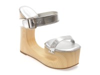 Sandale elegante GRYXX argintii, HD1014, din piele ecologica - 1