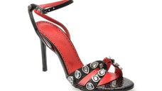 Sandale elegante GRYXX negre, 73132, din piele ecologica