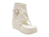 Sandale GRYXX albe, 160, din material textil - 1