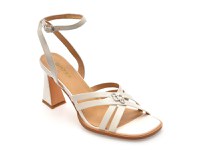 Sandale GRYXX albe, 4H329, din piele naturala - 1