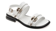 Sandale GRYXX albe, 5532816, din piele naturala