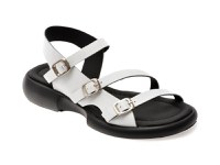 Sandale GRYXX albe, 734110, din piele naturala - 1