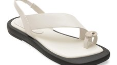 Sandale GRYXX albe, LD1025, din piele naturala
