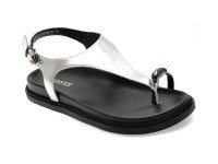 Sandale GRYXX argintii, 1186, din piele naturala - 1