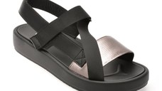 Sandale GRYXX argintii, 5007, din piele naturala