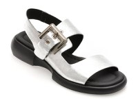 Sandale GRYXX argintii, 734102, din piele naturala - 1