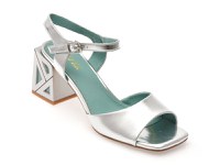 Sandale GRYXX argintii, A36, din piele naturala - 1