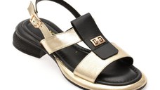 Sandale GRYXX aurii, 1181121, din piele naturala