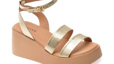 Sandale GRYXX aurii, 366003, din piele naturala