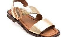 Sandale GRYXX aurii, 5001690, din piele naturala