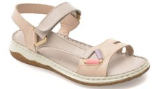 Sandale GRYXX bej, CS3210, din piele naturala