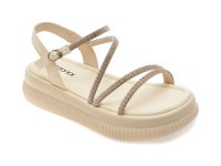 Sandale GRYXX bej, F503, din piele ecologica - 1