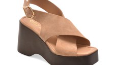 Sandale GRYXX bej, M809, din piele intoarsa