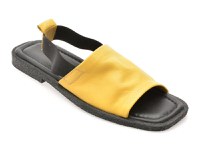 Sandale GRYXX galbene, 5002341, din piele naturala - 1