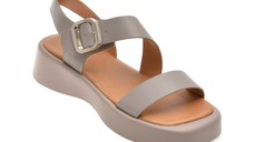 Sandale GRYXX gri, 18308X4, din piele naturala