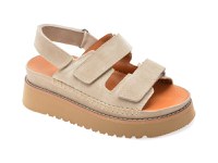 Sandale GRYXX gri, 5071003, din piele intoarsa - 1