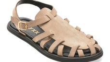 Sandale GRYXX gri, M875, din piele intoarsa