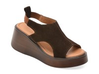 Sandale GRYXX maro, 1141719, din piele intoarsa - 1